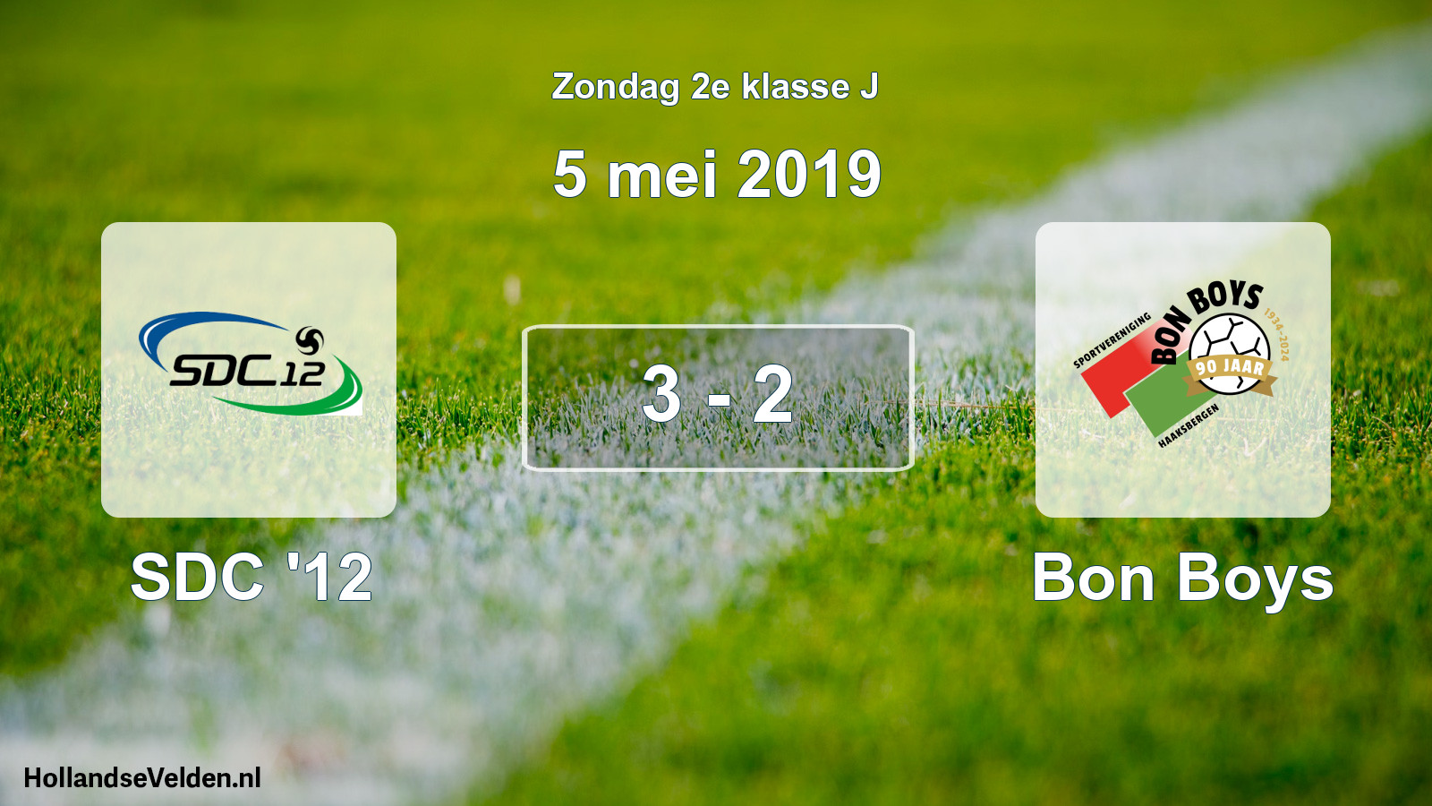 Total number of matches played: SDC '12 - Bon Boys 3 - 2 (5 May 2019)
