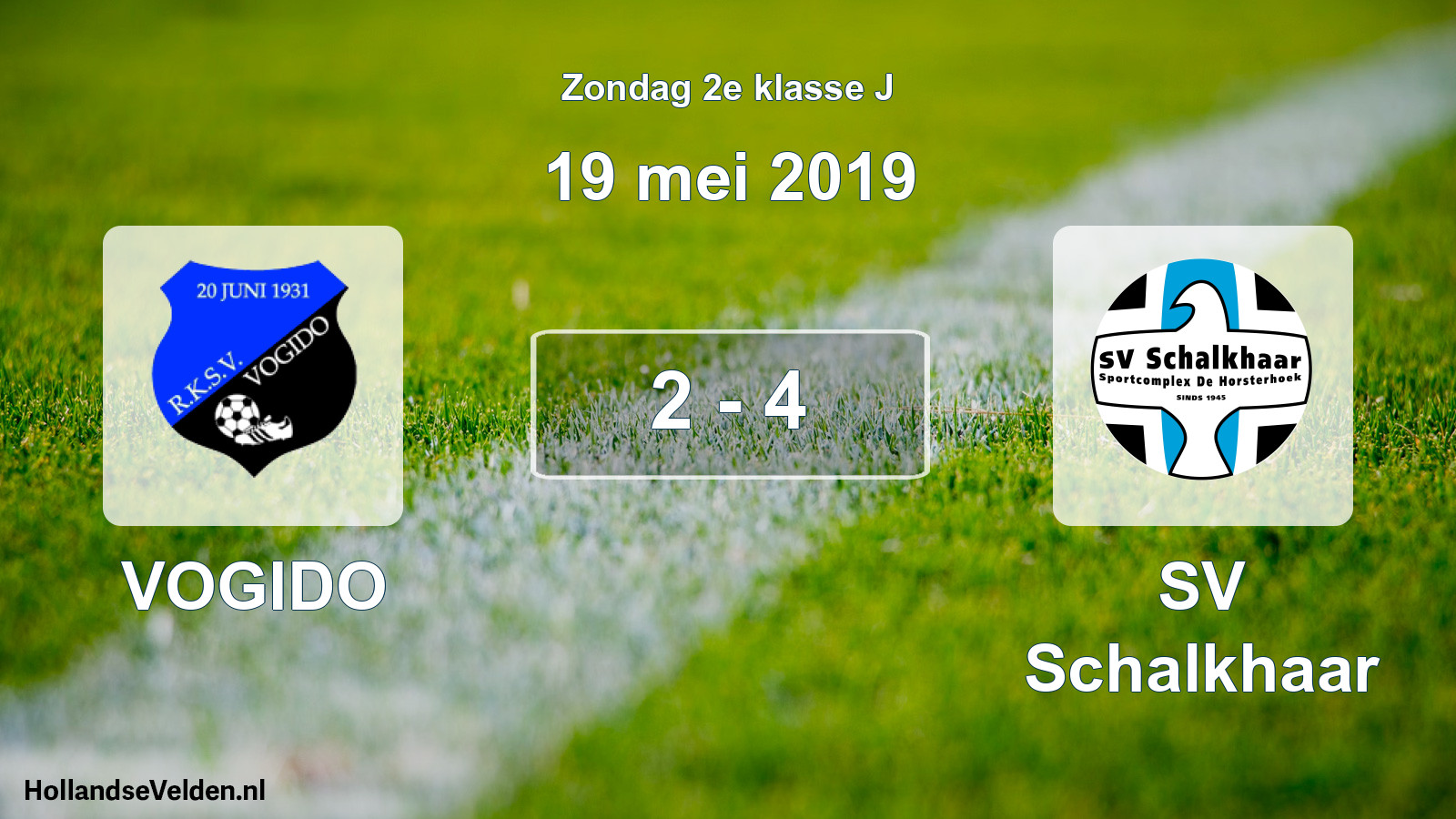 Total number of matches played: VOGIDO - SV Schalkhaar 2 - 4 (19 May 2019)