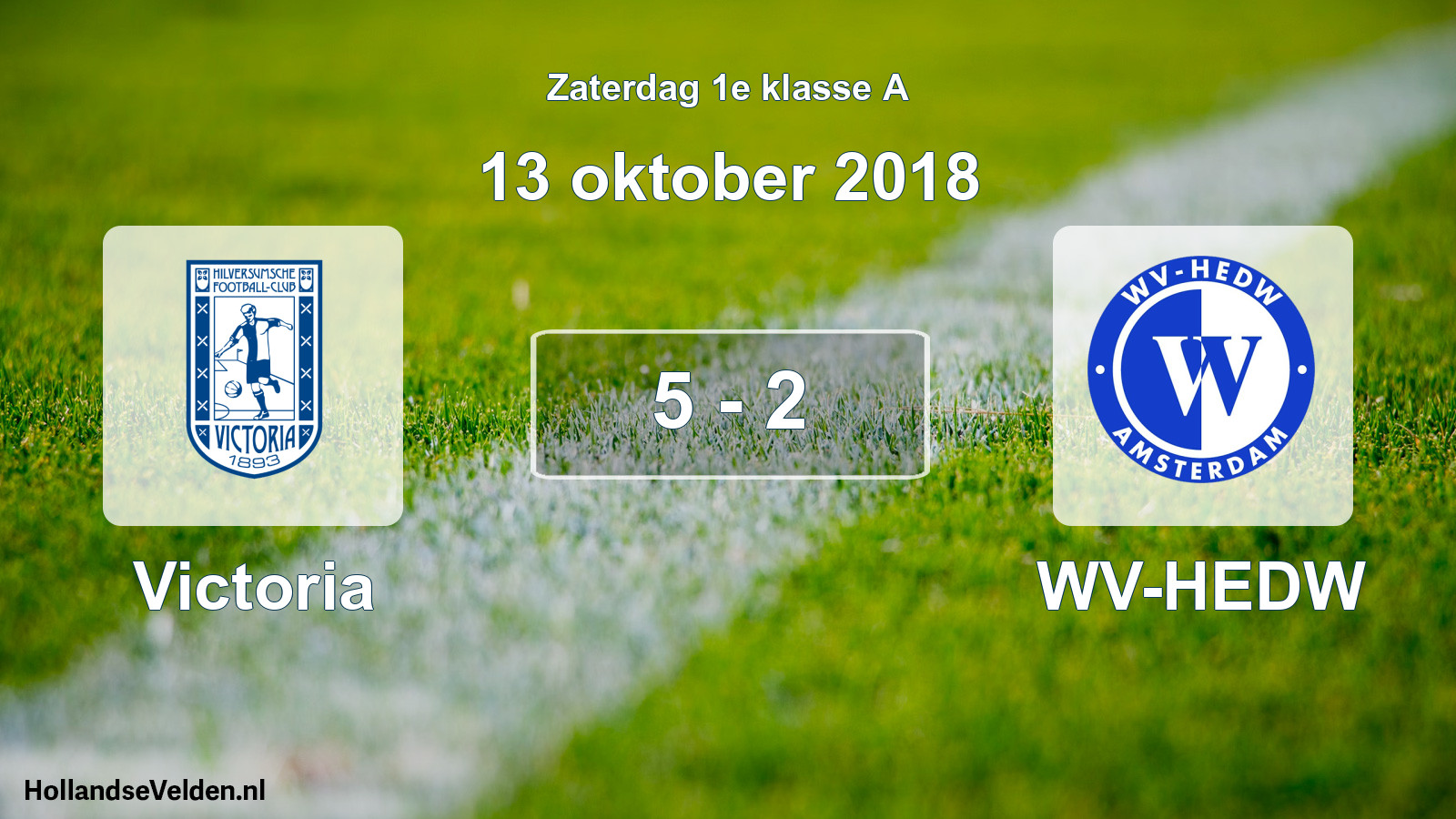 Total number of matches played: Victoria - WV-HEDW 5 - 2 (13 October 2018)
