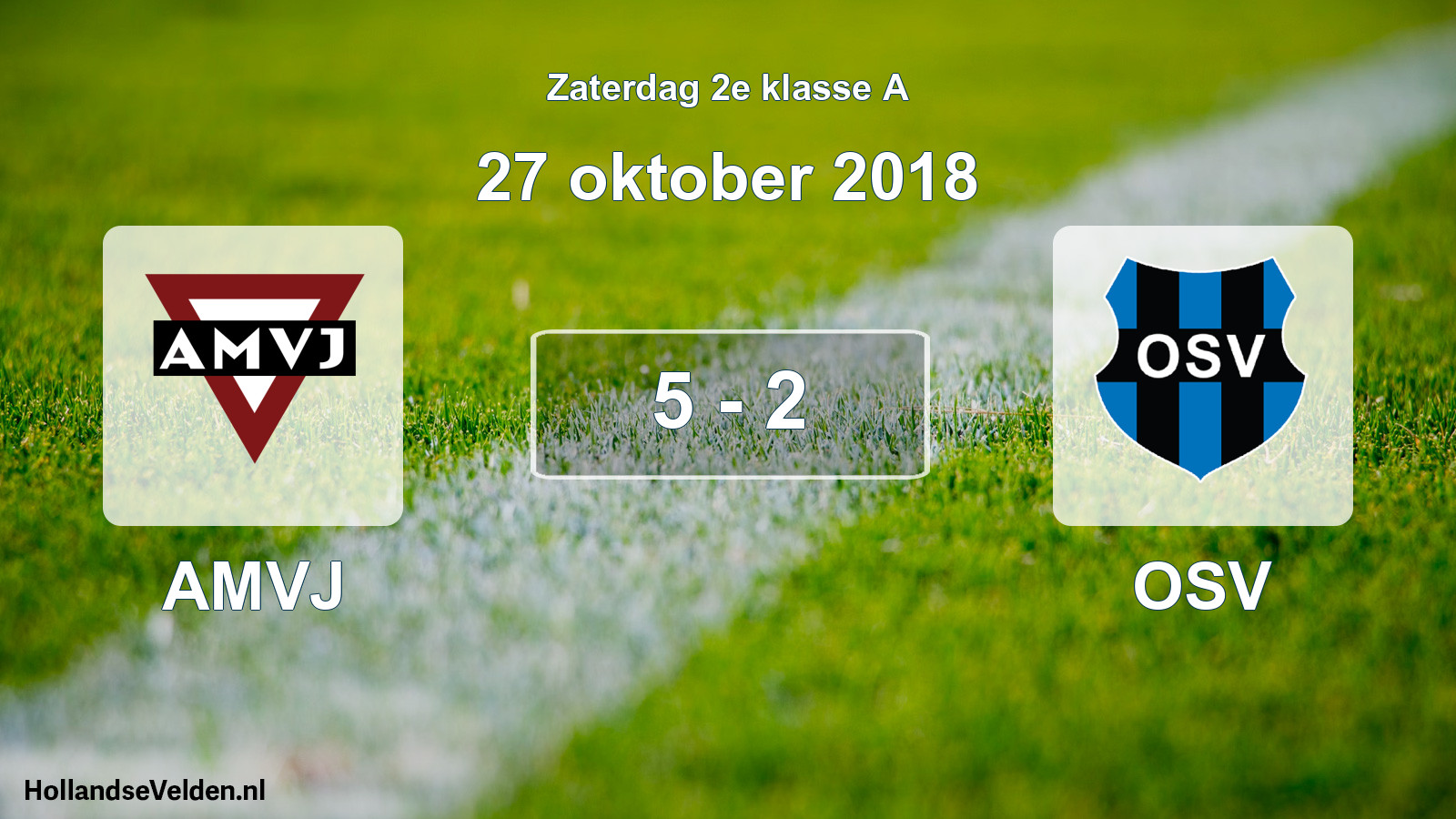 Total number of matches played: AMVJ - OSV 5 - 2 (27 October 2018)