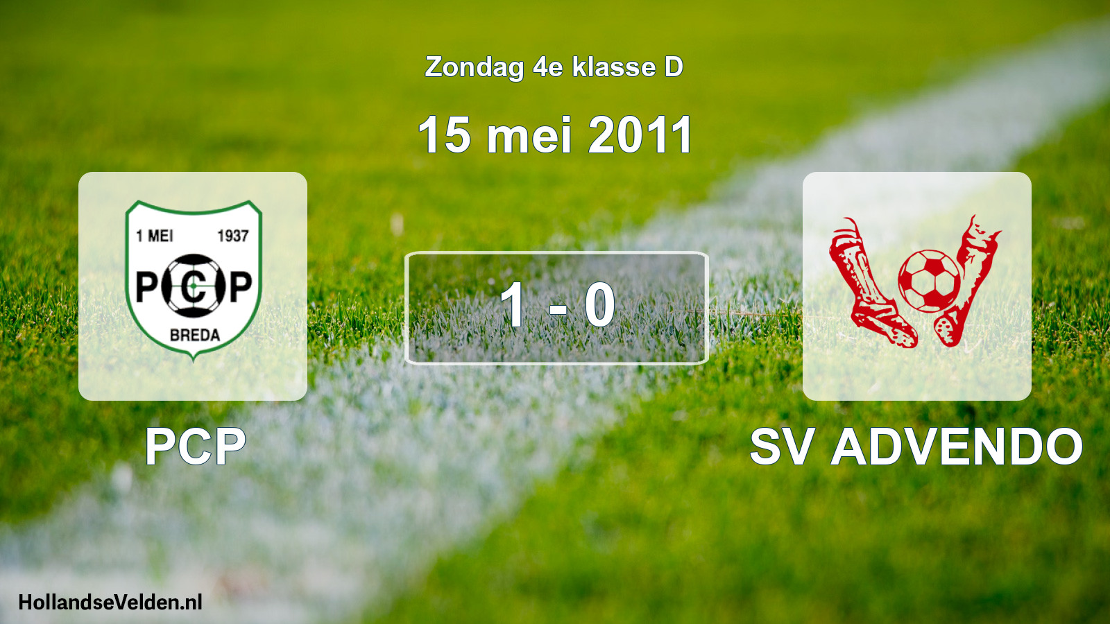 Total number of matches played: PCP - SV ADVENDO 1 - 0 (15 May 2011)