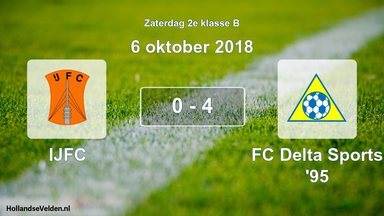 Total number of matches played: IJFC - FC Delta Sports '95 0 - 4 (6 October 2018)