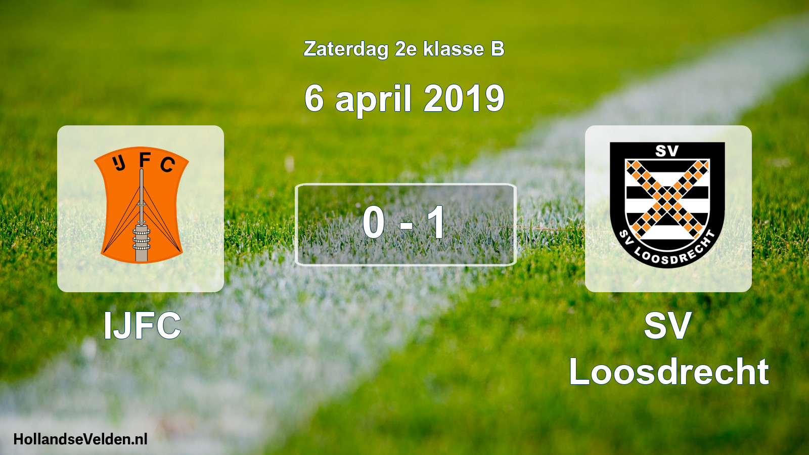 Total number of matches played: IJFC - SV Loosdrecht 0 - 1 (6 April 2019)