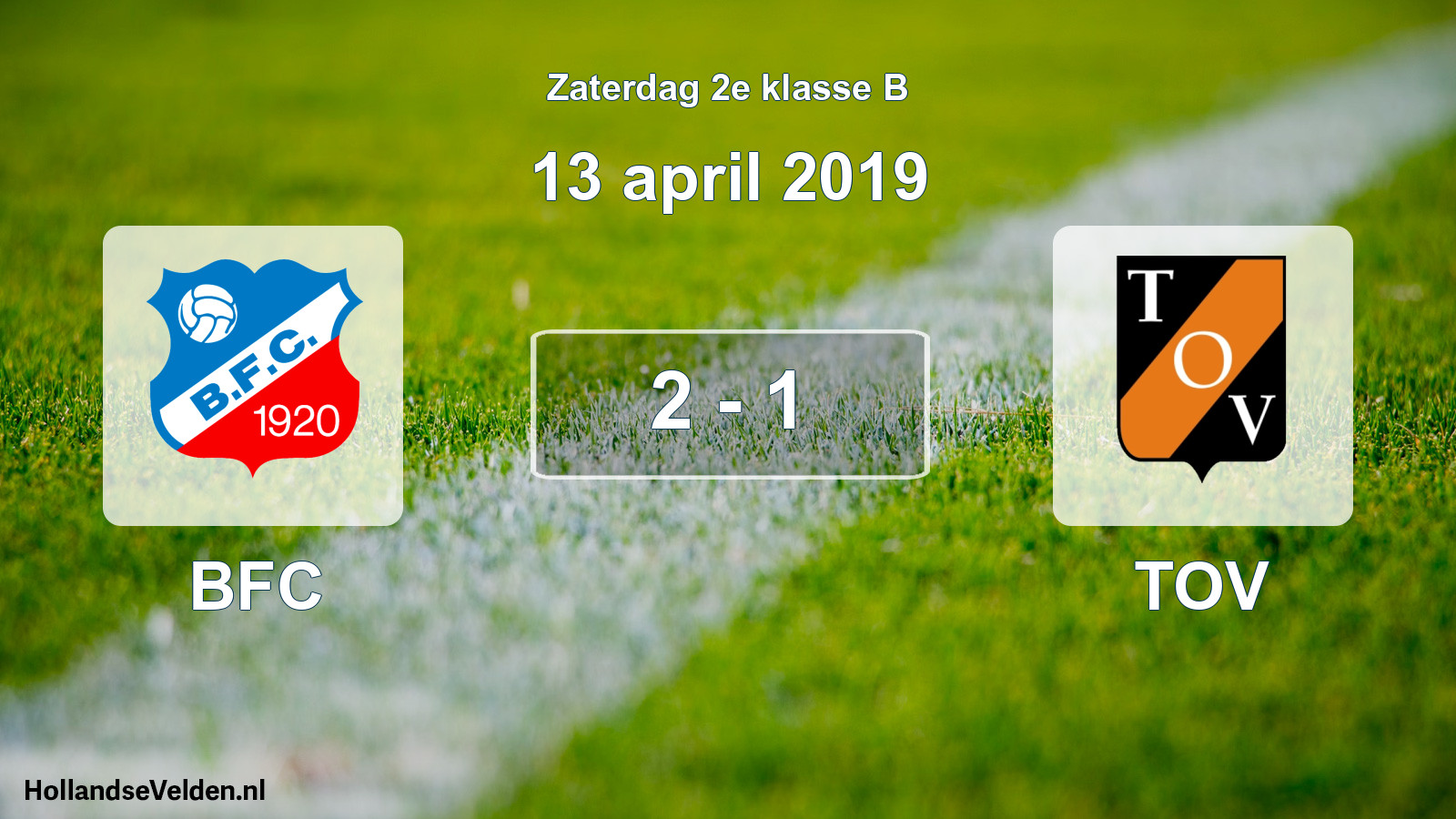 Total number of matches played: BFC - TOV 2 - 1 (13 April 2019)