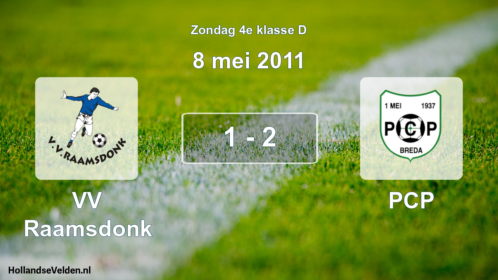 Total number of matches played: VV Raamsdonk - PCP 1 - 2 (8 May 2011)