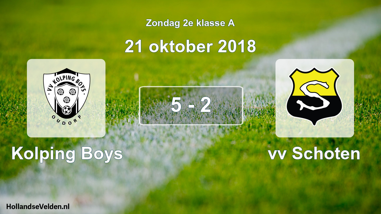 Total number of matches played: Kolping Boys - vv Schoten 5 - 2 (21 October 2018)