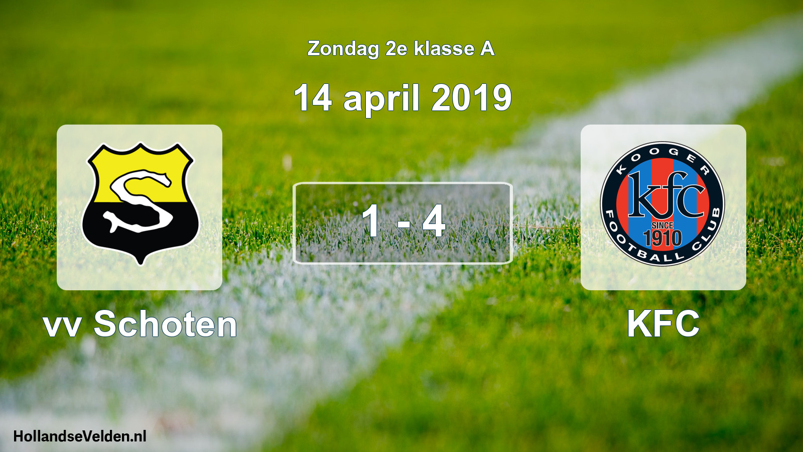 Total number of matches played: vv Schoten - KFC 1 - 4 (14 April 2019)