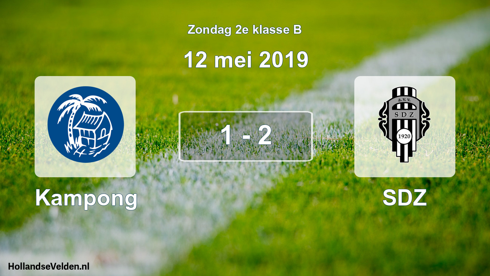 Total number of matches played: Kampong - SDZ 1 - 2 (12 May 2019)