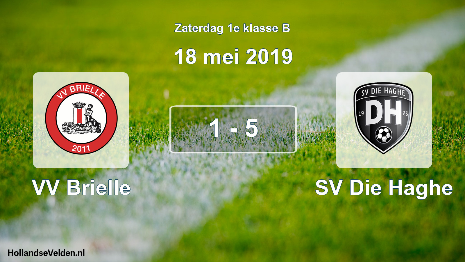 Total number of matches played: VV Brielle - SV Die Haghe 1 - 5 (18 May 2019)