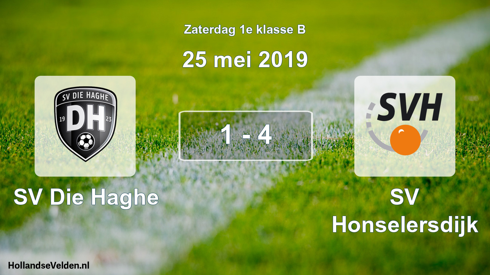 Total number of matches played: SV Die Haghe - SV Honselersdijk 1 - 4 (25 May 2019)