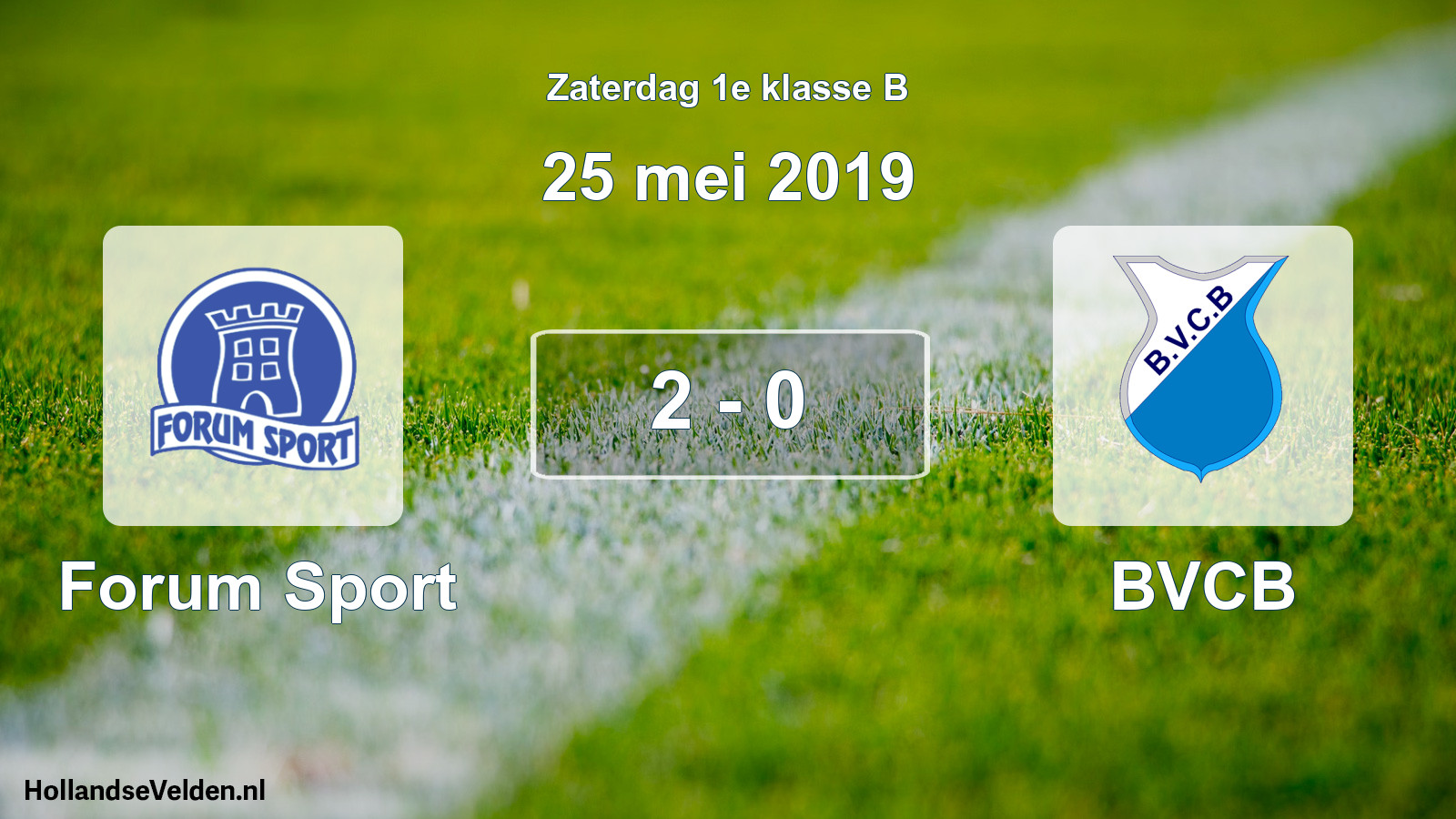 Total number of matches played: Forum Sport - BVCB 2 - 0 (25 May 2019)