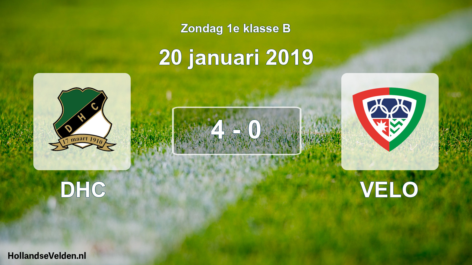 Total number of matches played: DHC - VELO 4 - 0 (20 January 2019)