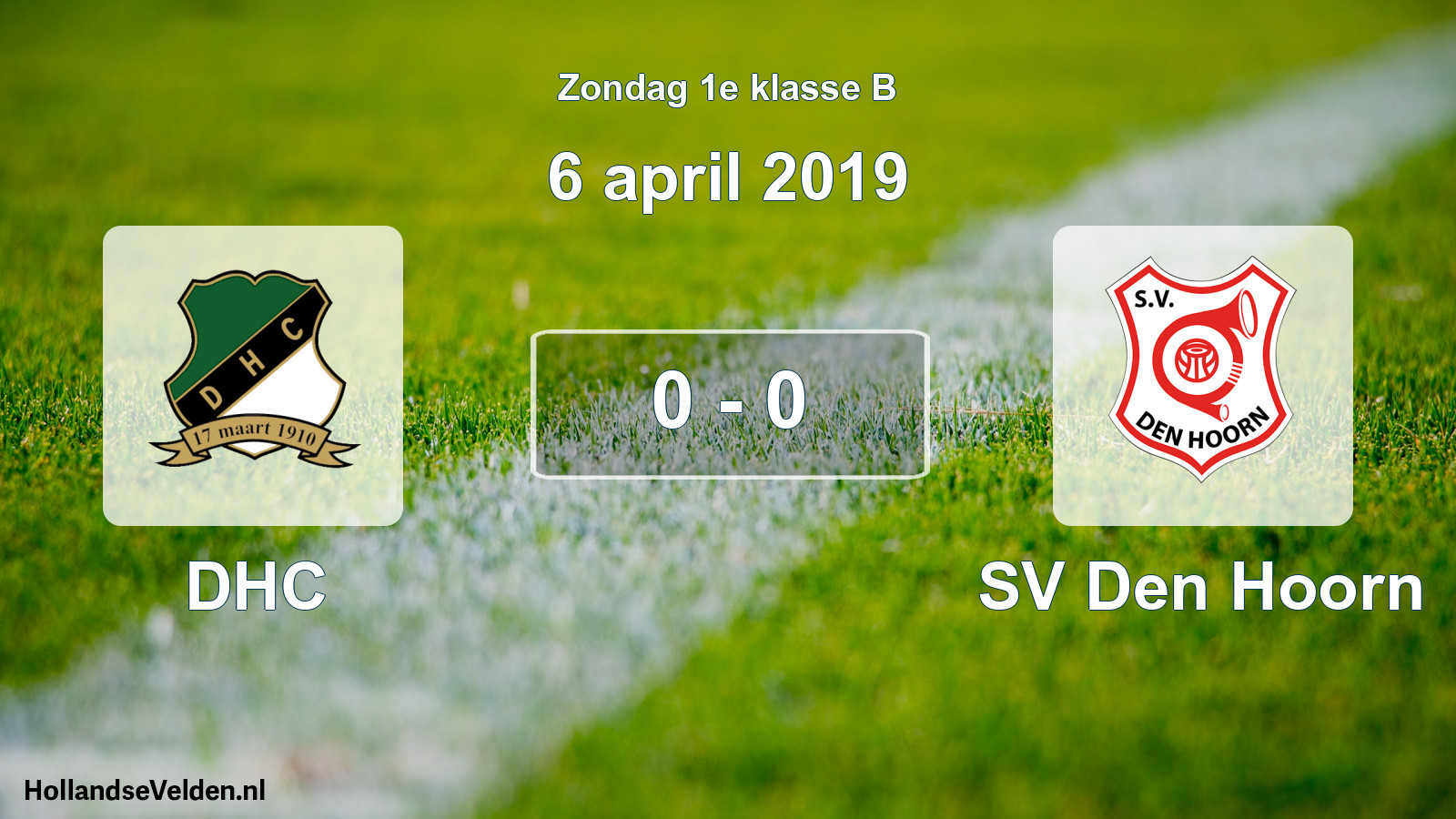 Total number of matches played: DHC - SV Den Hoorn 0 - 0 (6 April 2019)