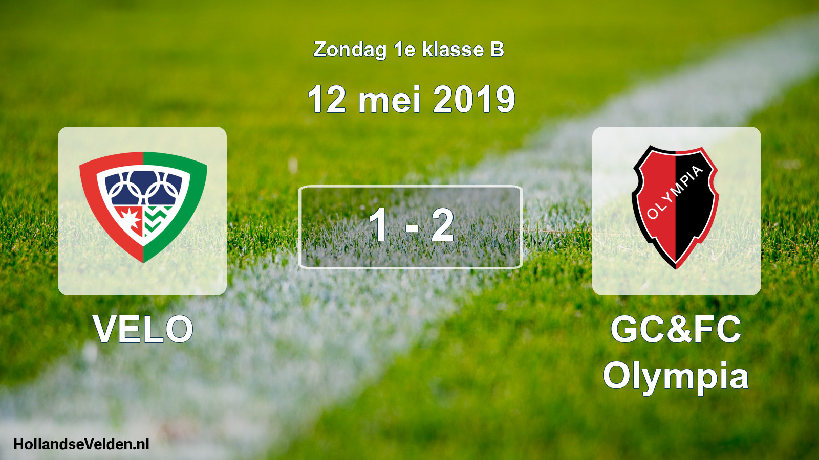 Total number of matches played: VELO - GC&FC Olympia 1 - 2 (12 May 2019)