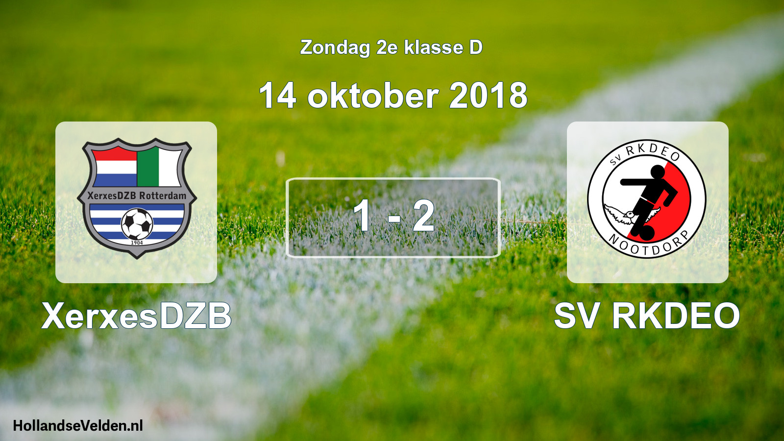 Total number of matches played: XerxesDZB - SV RKDEO 1 - 2 (14 October 2018)
