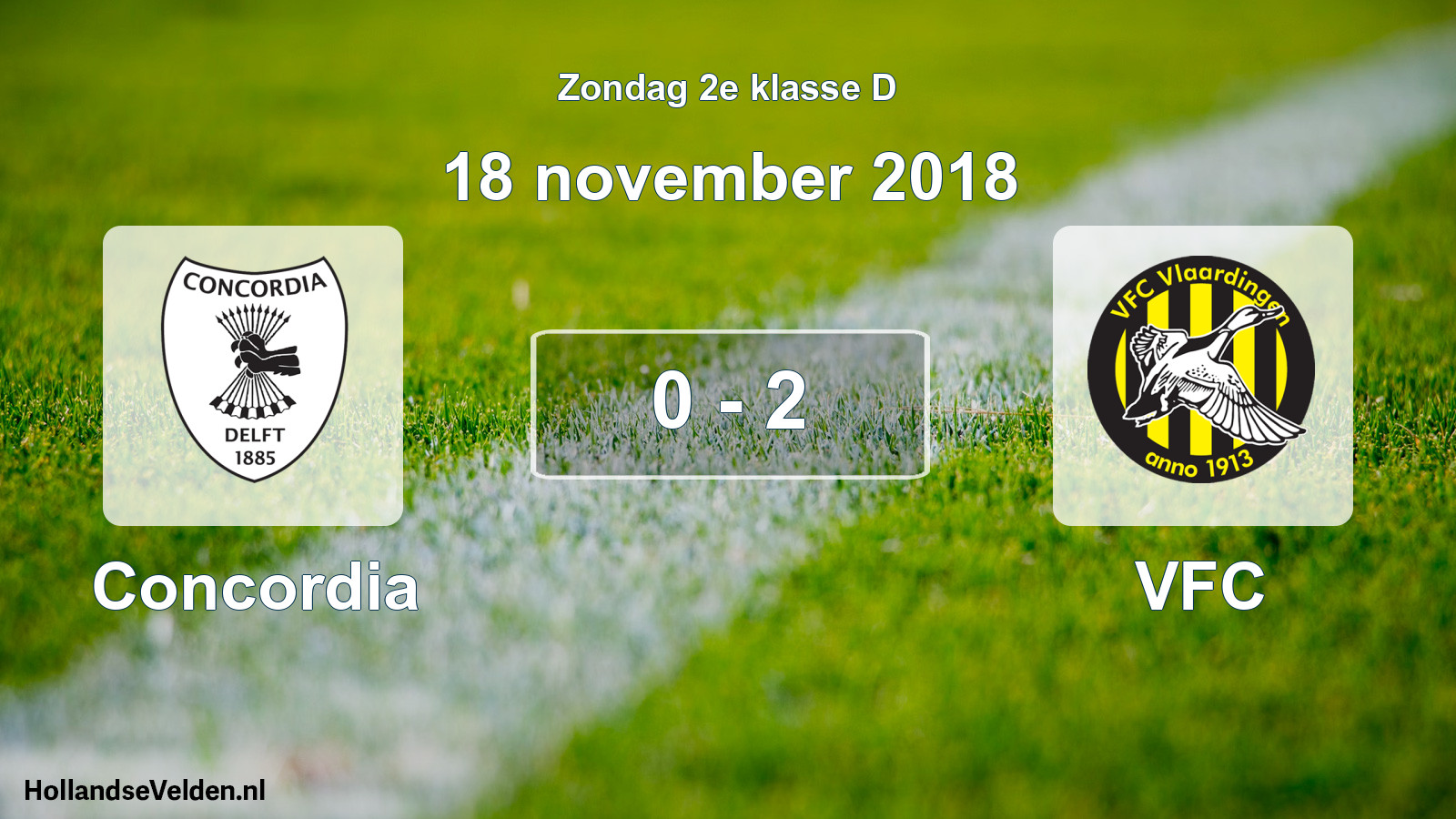 Total number of matches played: Concordia - VFC 0 - 2 (18 November 2018)