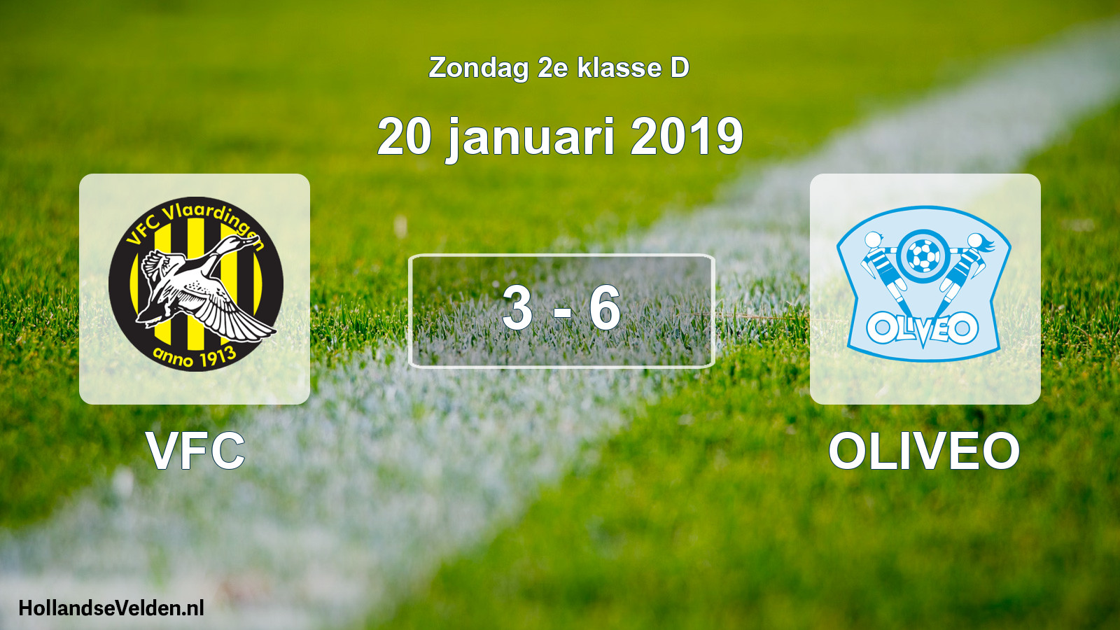 Total number of matches played: VFC - OLIVEO 3 - 6 (20 January 2019)
