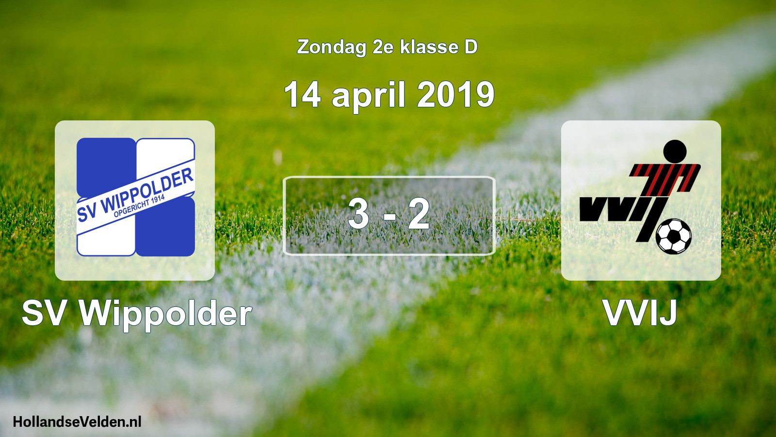 Total number of matches played: SV Wippolder - VVIJ 3 - 2 (14 April 2019)