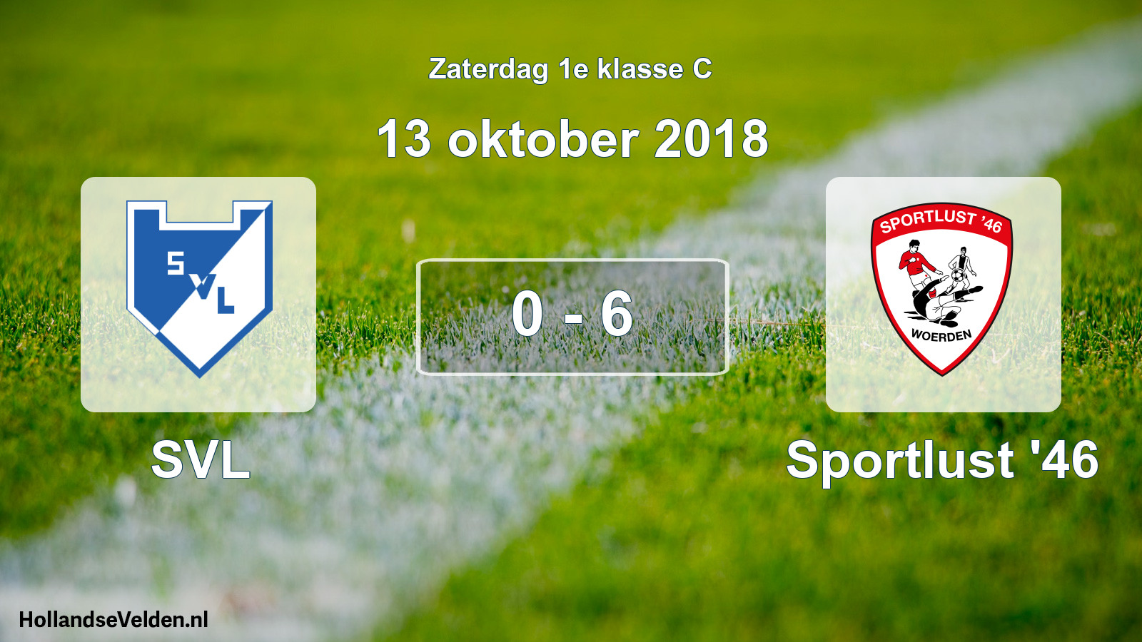 Total number of matches played: SVL - Sportlust '46 0 - 6 (13 October 2018)