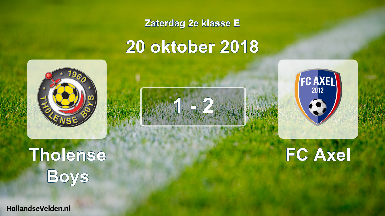 Total number of matches played: Tholense Boys - FC Axel 1 - 2 (20 October 2018)