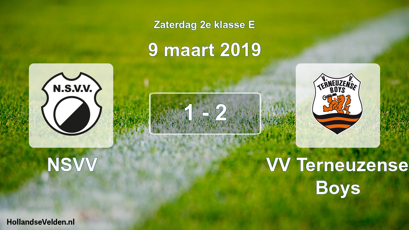 Total number of matches played: NSVV - VV Terneuzense Boys 1 - 2 (9 March 2019)