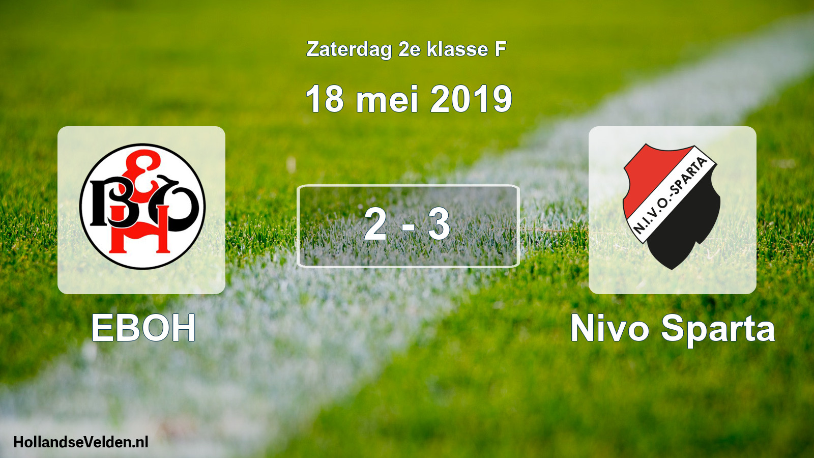 Total number of matches played: EBOH - Nivo Sparta 2 - 3 (18 May 2019)