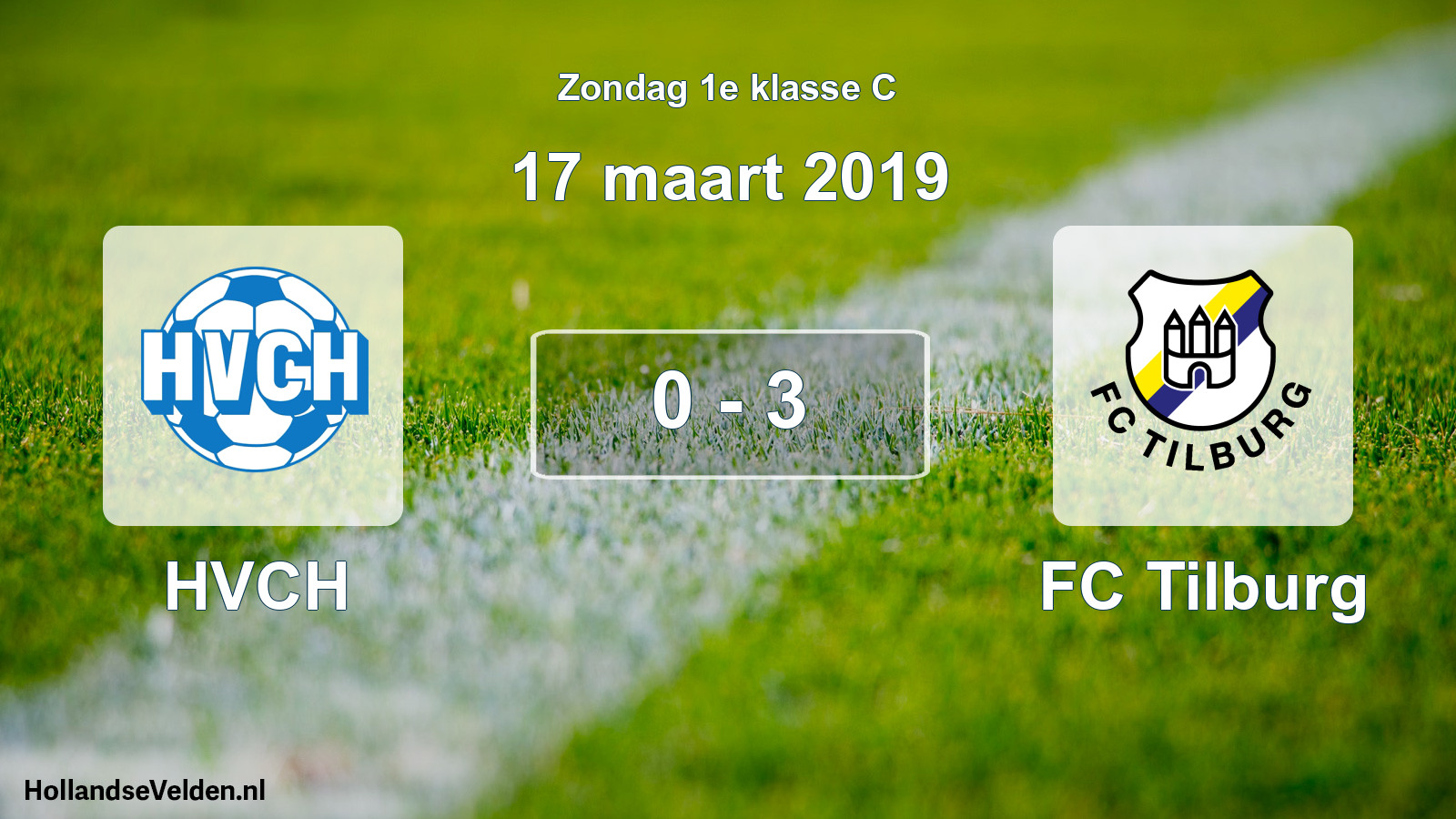 Total number of matches played: HVCH - FC Tilburg 0 - 3 (17 March 2019)