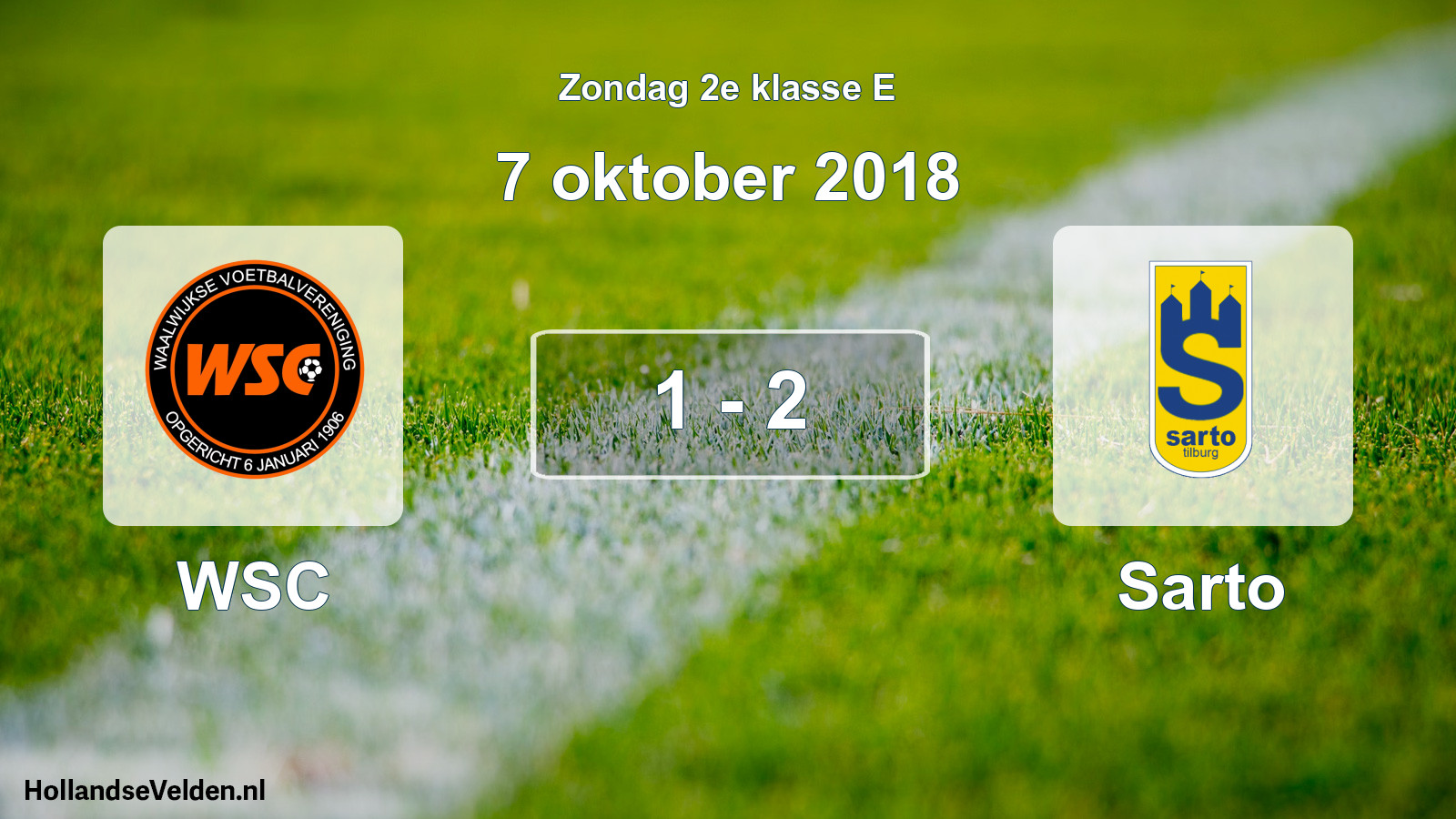 Total number of matches played: WSC - Sarto 1 - 2 (7 October 2018)