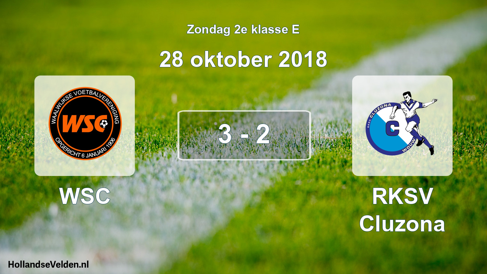 Total number of matches played: WSC - RKSV Cluzona 3 - 2 (28 October 2018)