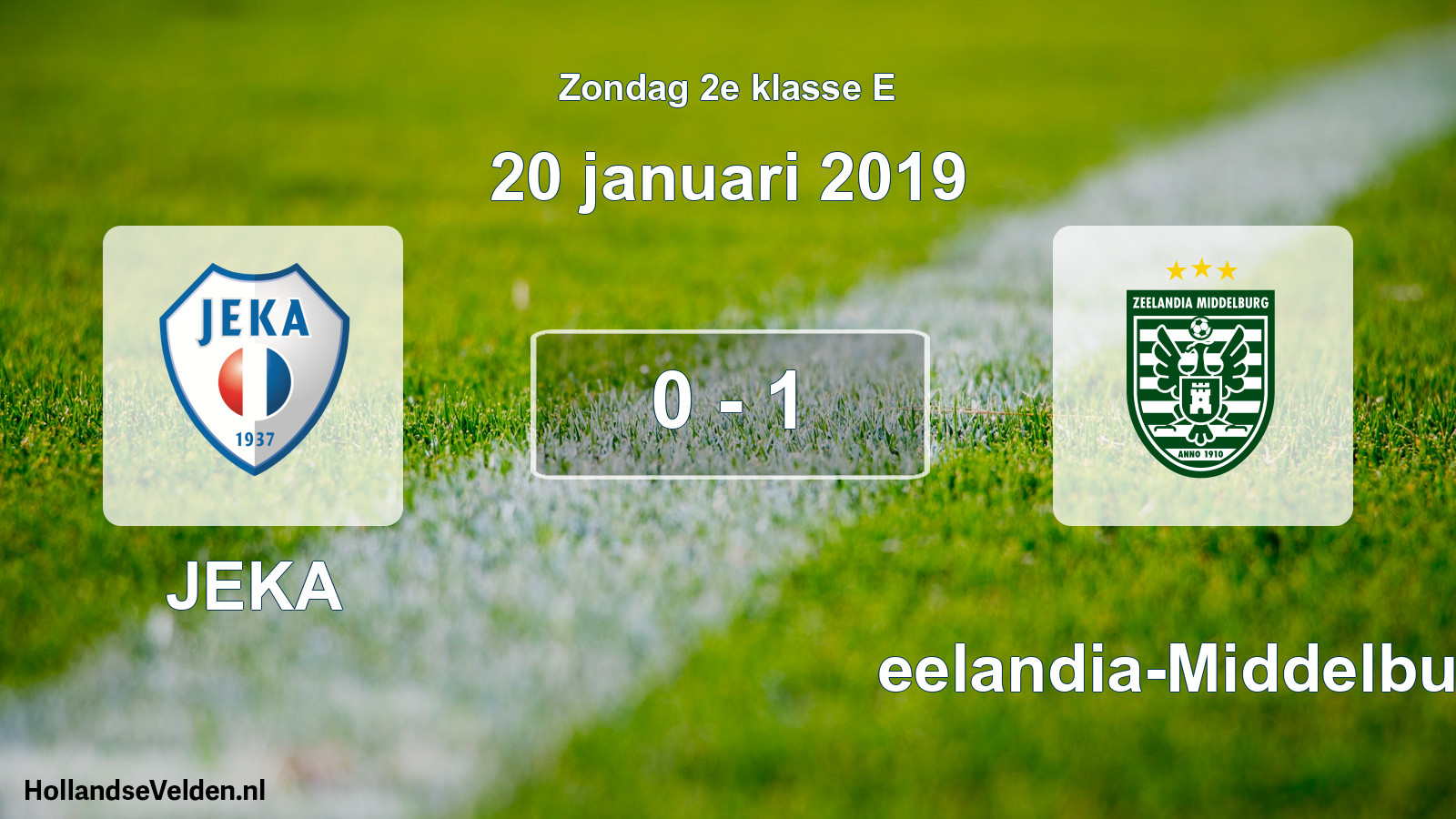 Total number of matches played: JEKA - Zeelandia-Middelburg 0 - 1 (20 January 2019)