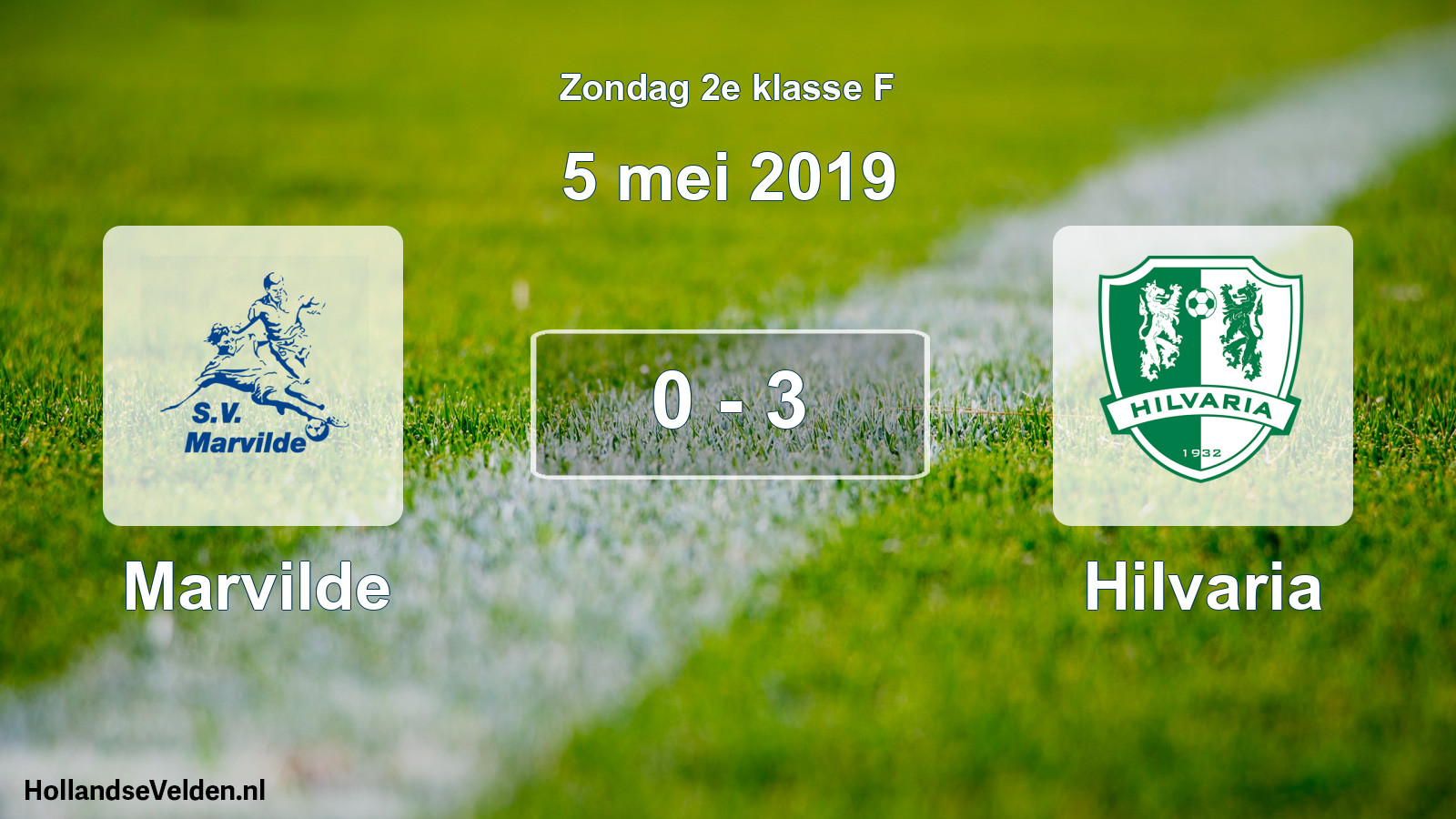 Total number of matches played: Marvilde - Hilvaria 0 - 3 (5 May 2019)