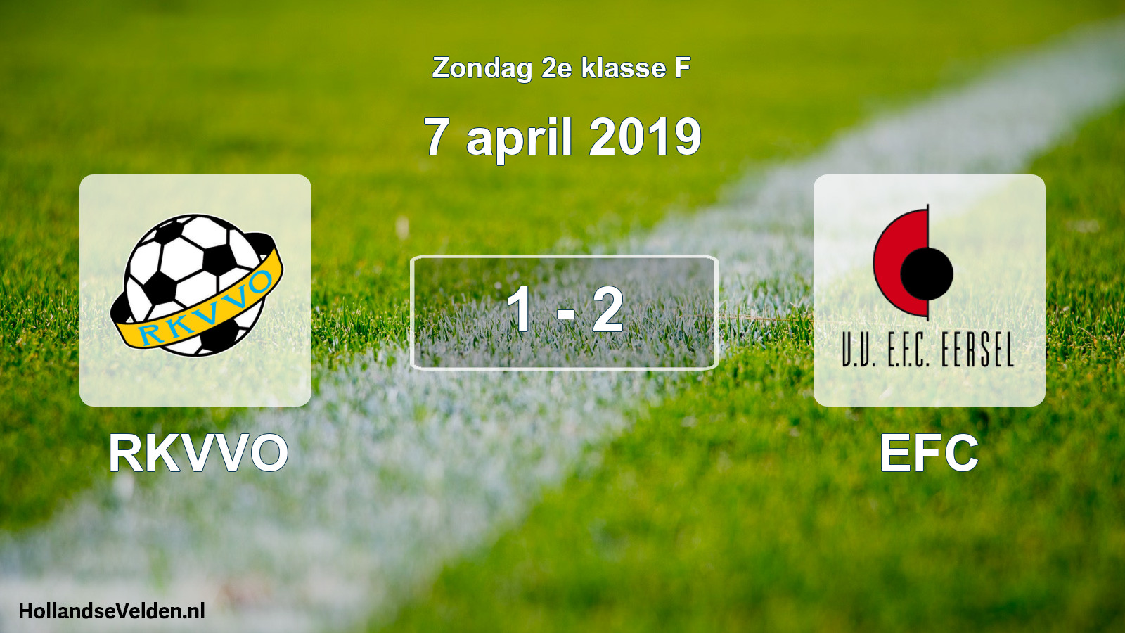 Total number of matches played: RKVVO - EFC 1 - 2 (7 April 2019)