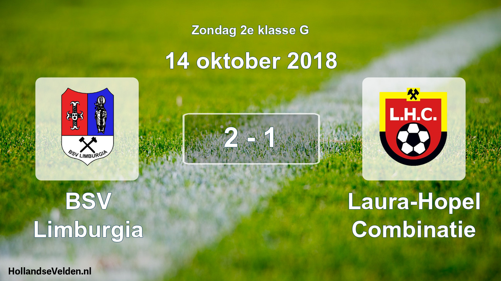 Total number of matches played: BSV Limburgia - Laura-Hopel Combinatie 2 - 1 (14 October 2018)