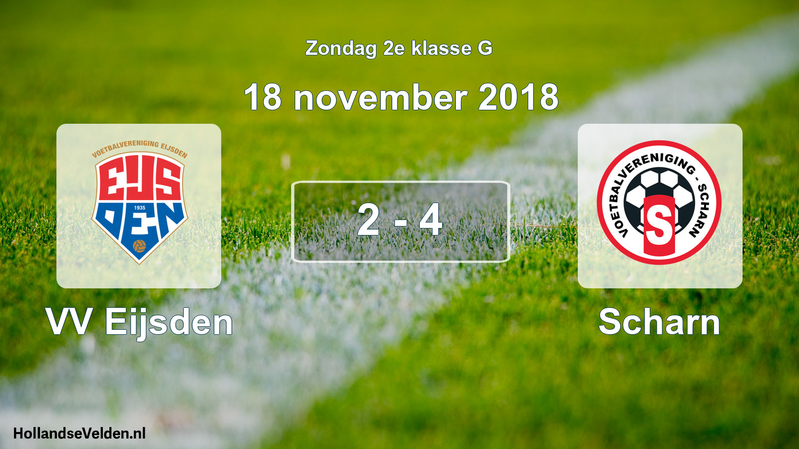 Total number of matches played: VV Eijsden - Scharn 2 - 4 (18 November 2018)