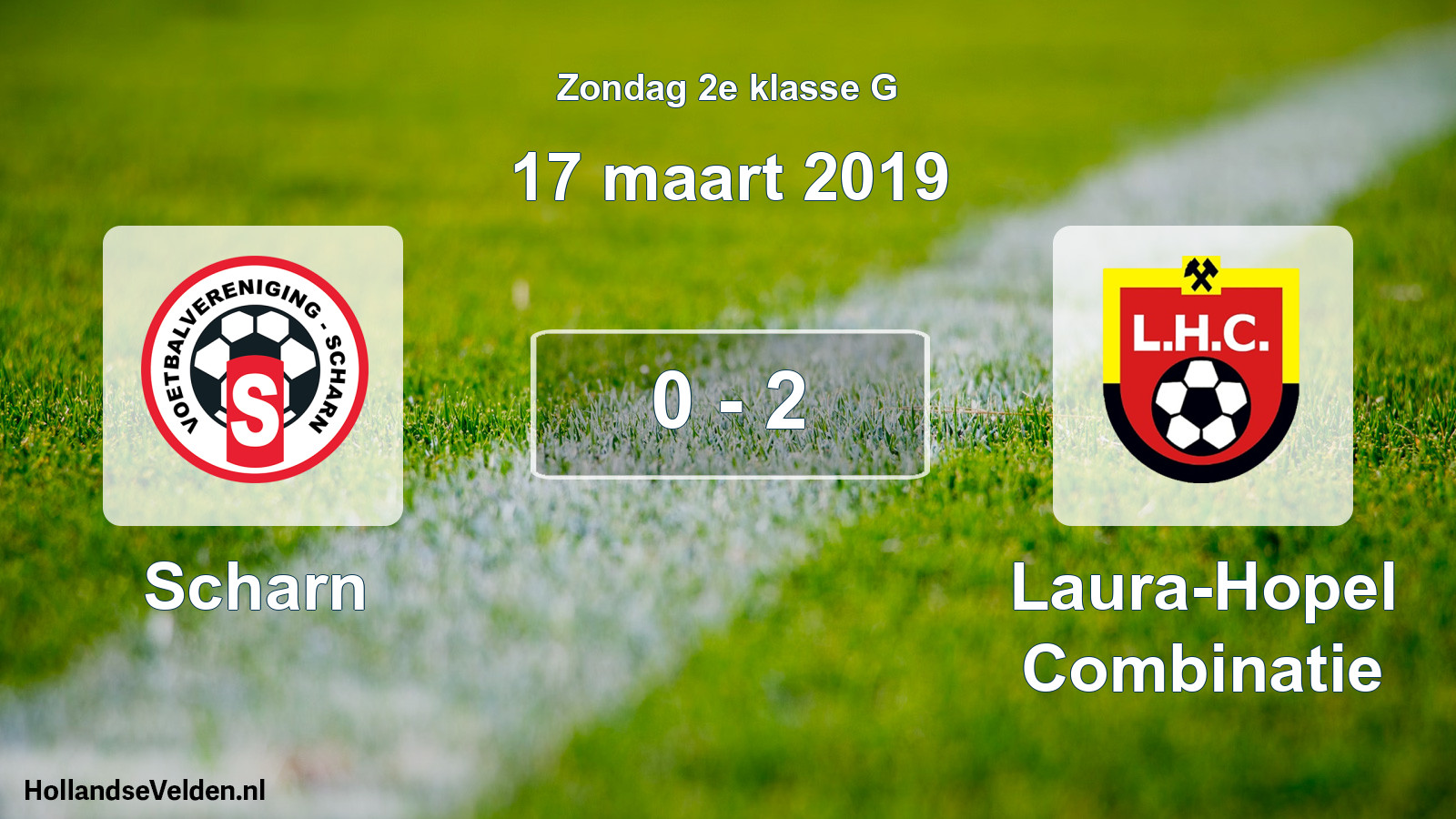 Total number of matches played: Scharn - Laura-Hopel Combinatie 0 - 2 (17 March 2019)