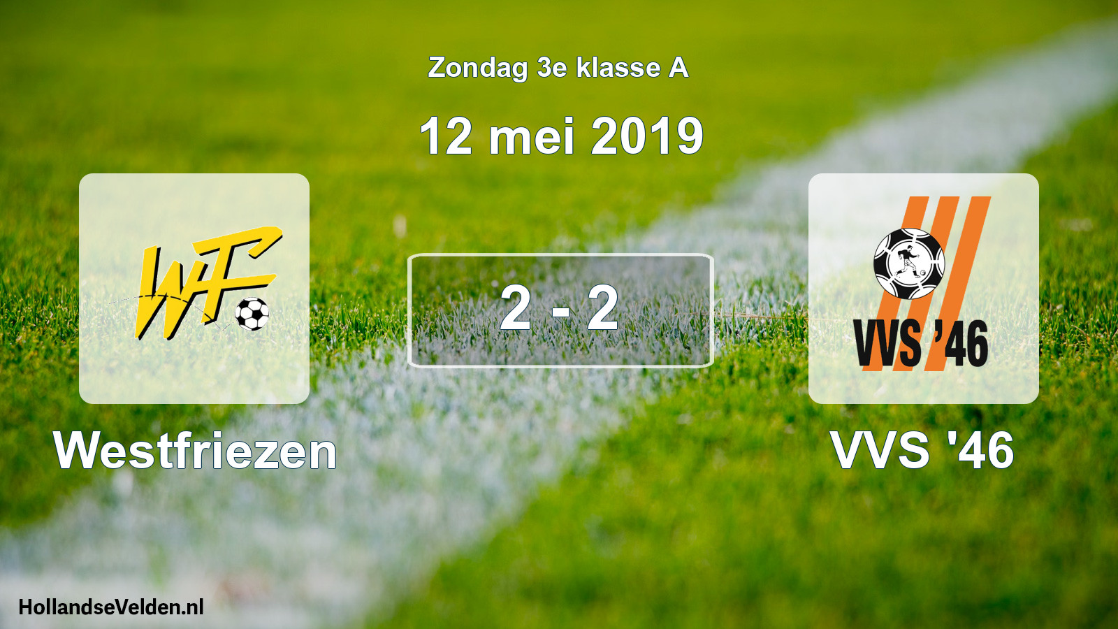 Total number of matches played: Westfriezen - VVS '46 2 - 2 (12 May 2019)