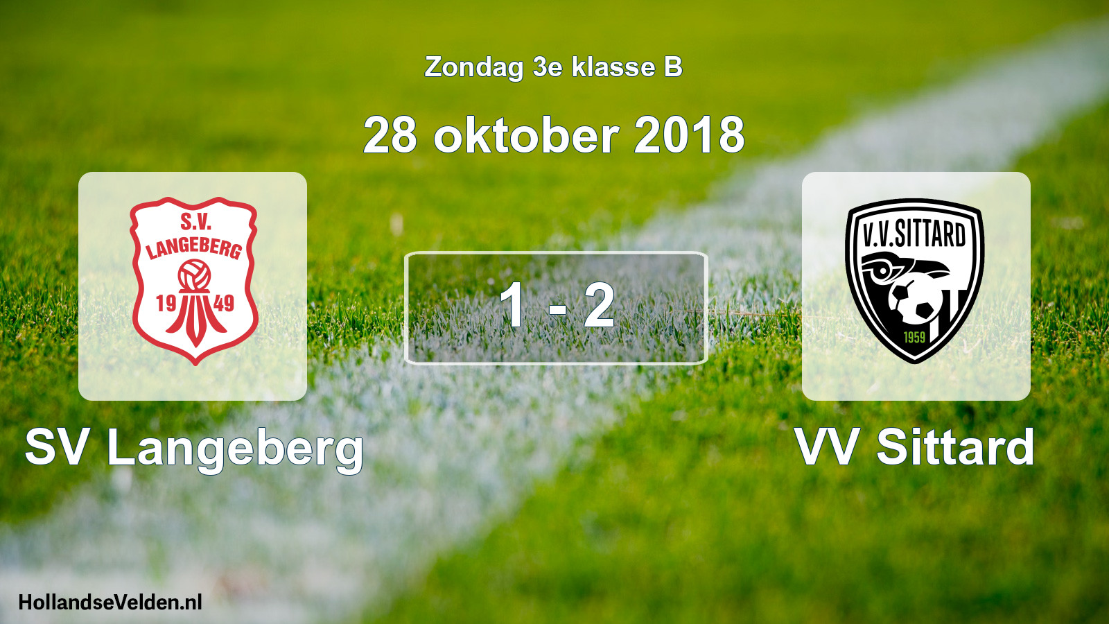 Total number of matches played: SV Langeberg - VV Sittard 1 - 2 (28 October 2018)