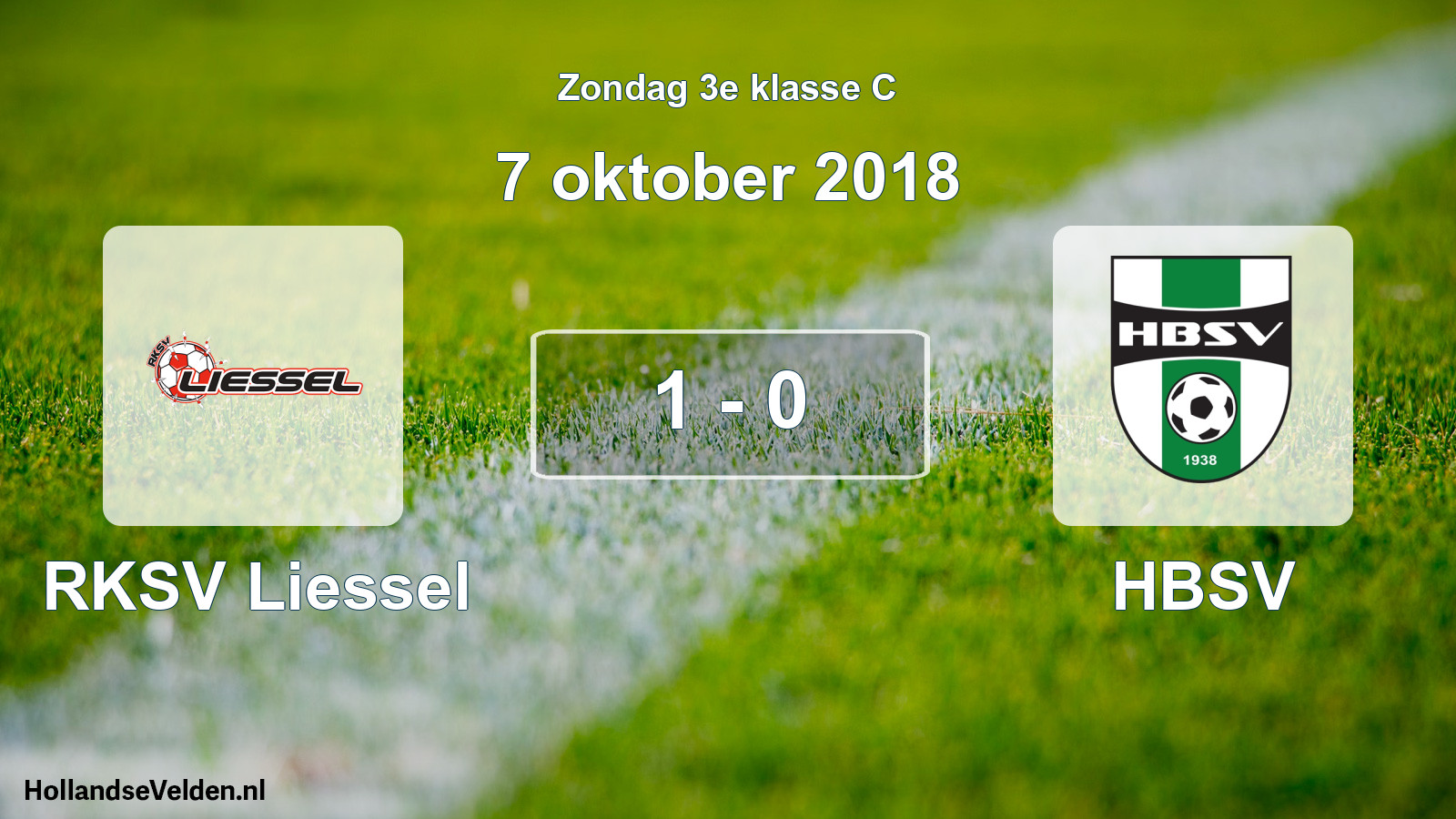 Total number of matches played: RKSV Liessel - HBSV 1 - 0 (7 October 2018)