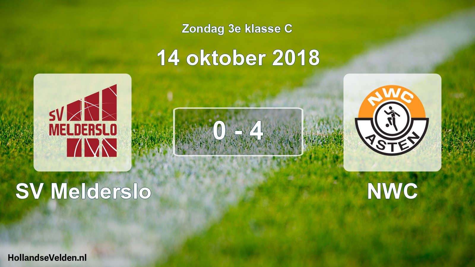 Total number of matches played: SV Melderslo - NWC 0 - 4 (14 October 2018)