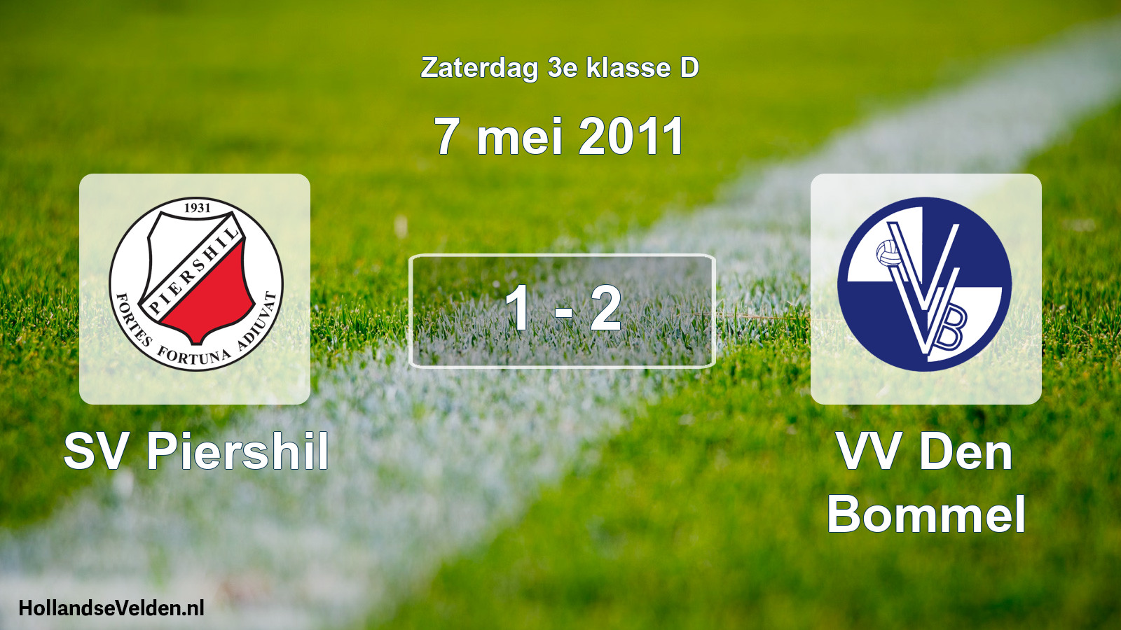 Total number of matches played: SV Piershil - VV Den Bommel 1 - 2 (7 May 2011)