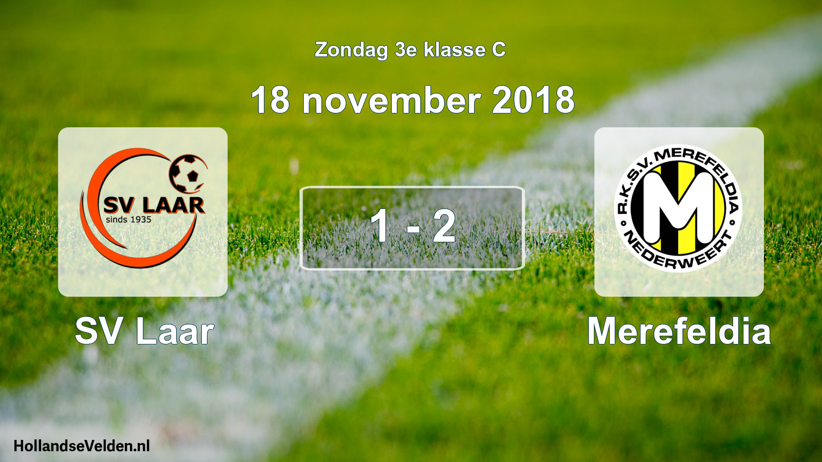 Total number of matches played: SV Laar - Merefeldia 1 - 2 (18 November 2018)