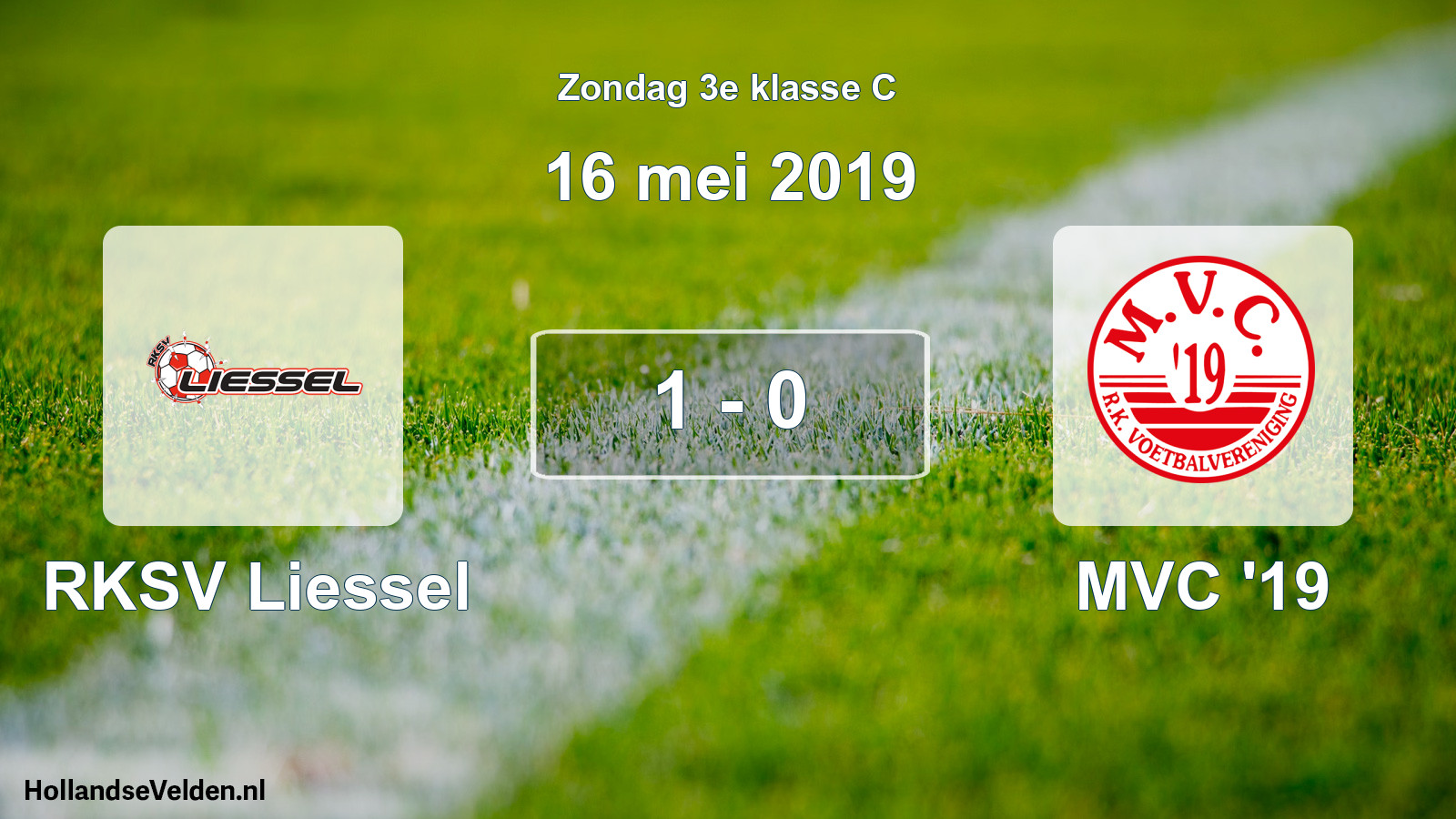 Total number of matches played: RKSV Liessel - MVC '19 1 - 0 (16 May 2019)