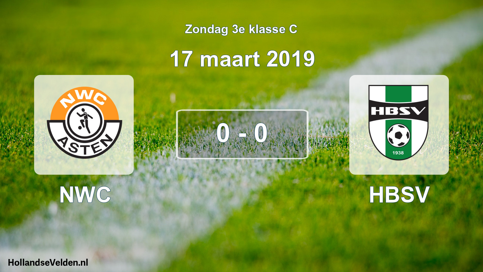Total number of matches played: NWC - HBSV 0 - 0 (17 March 2019)