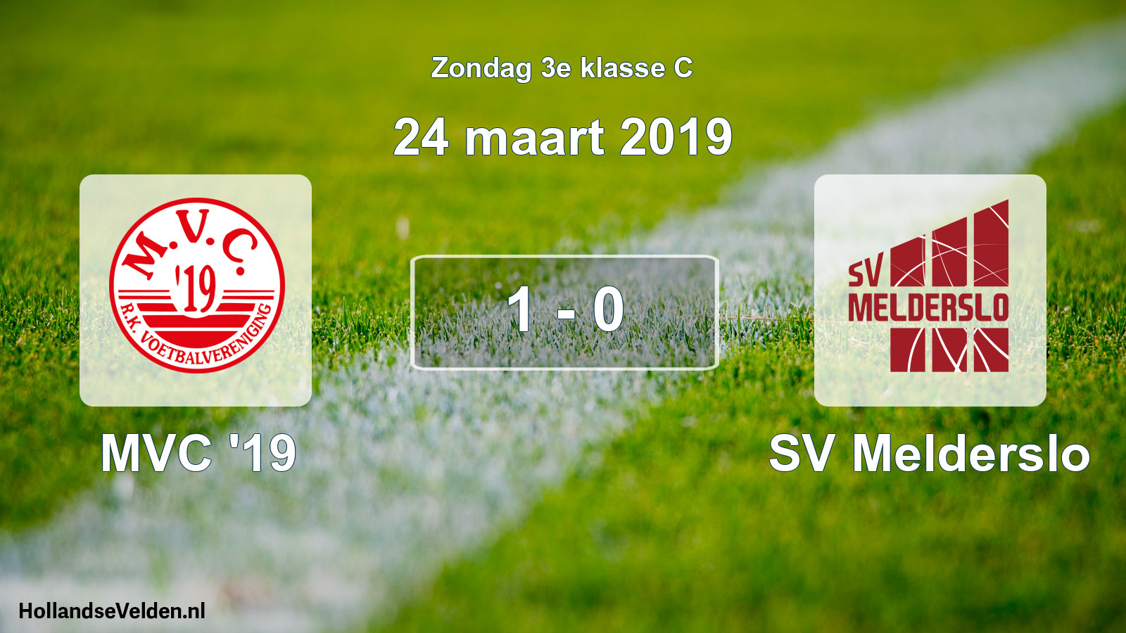 Total number of matches played: MVC '19 - SV Melderslo 1 - 0 (24 March 2019)