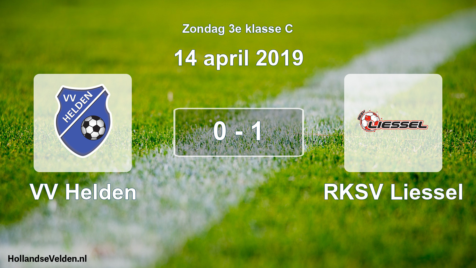 Total number of matches played: VV Helden - RKSV Liessel 0 - 1 (14 April 2019)