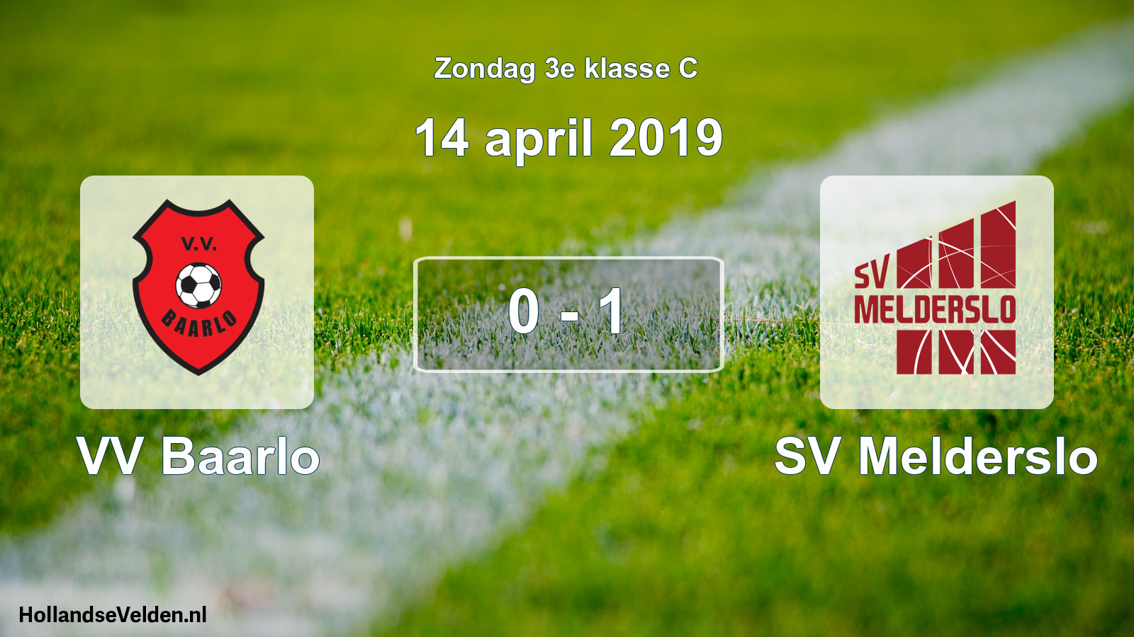 Total number of matches played: VV Baarlo - SV Melderslo 0 - 1 (14 April 2019)