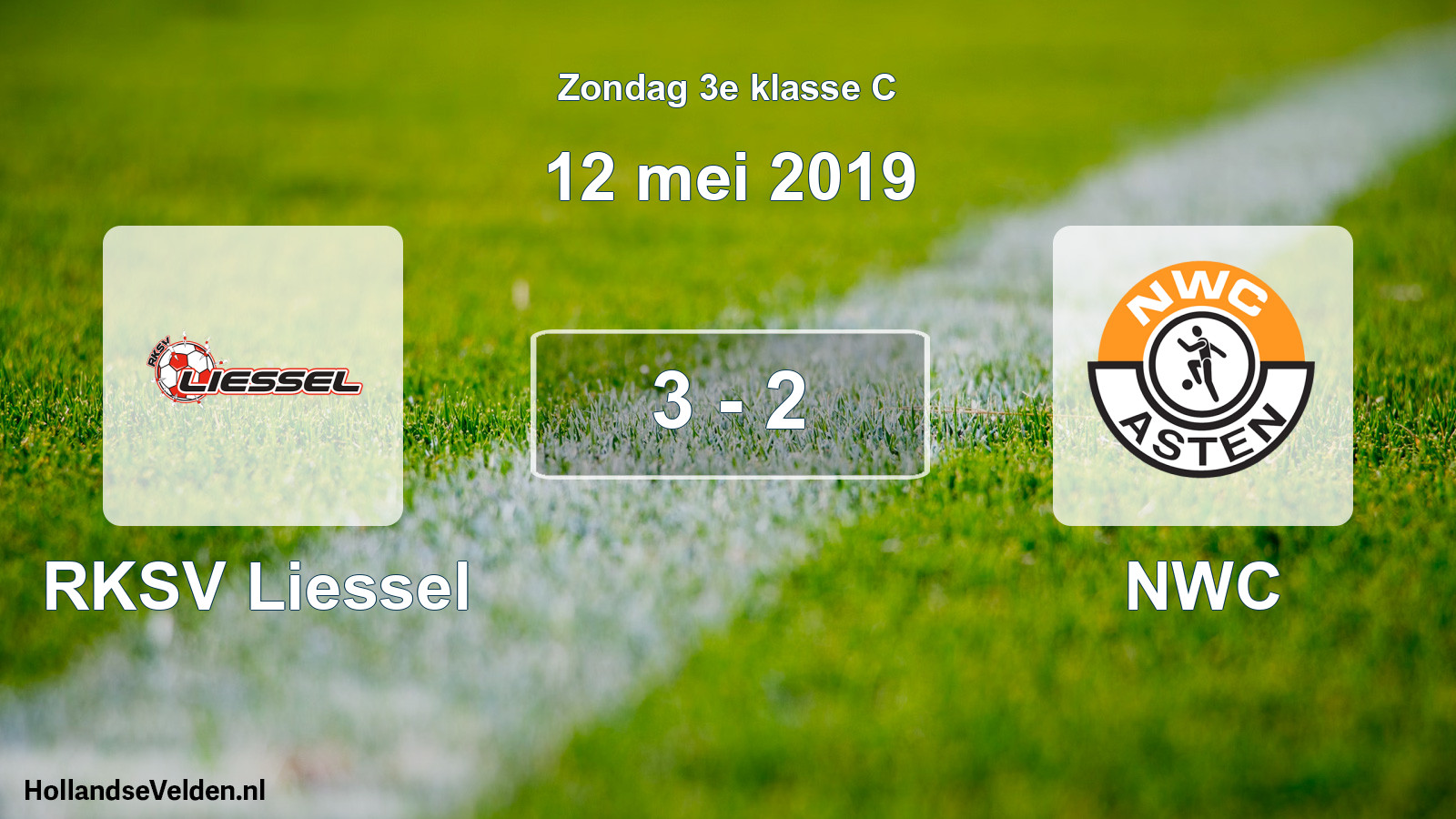 Total number of matches played: RKSV Liessel - NWC 3 - 2 (12 May 2019)