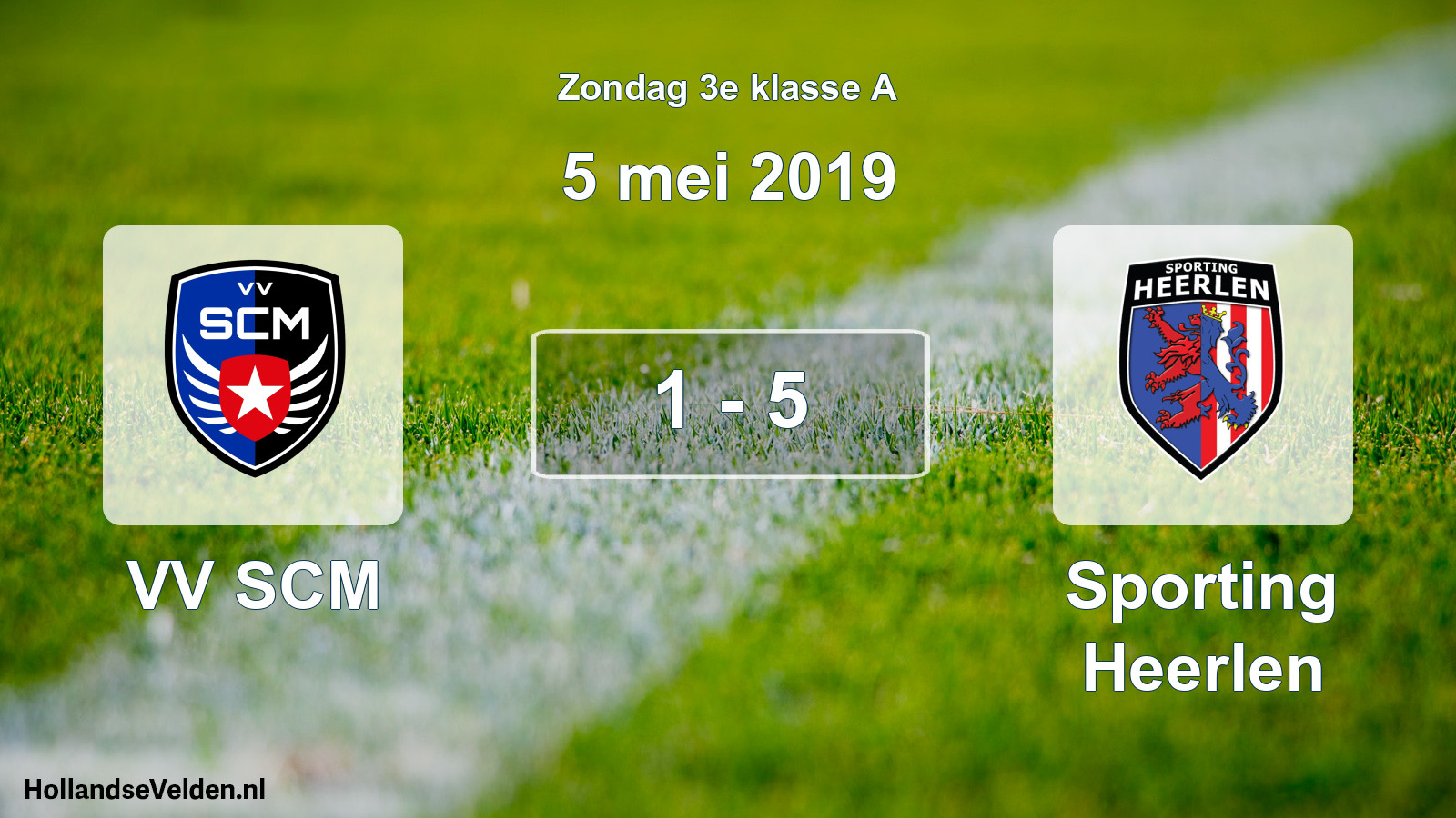 Total number of matches played: VV SCM - Sporting Heerlen 1 - 5 (5 May 2019)