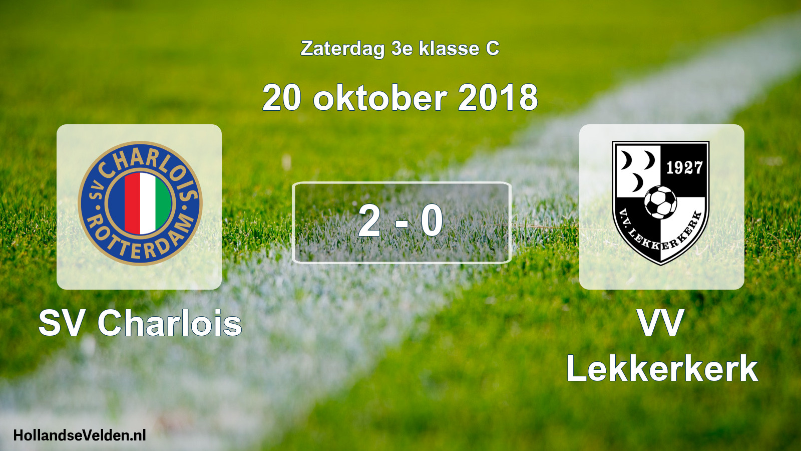 Total number of matches played: SV Charlois - VV Lekkerkerk 2 - 0 (20 October 2018)