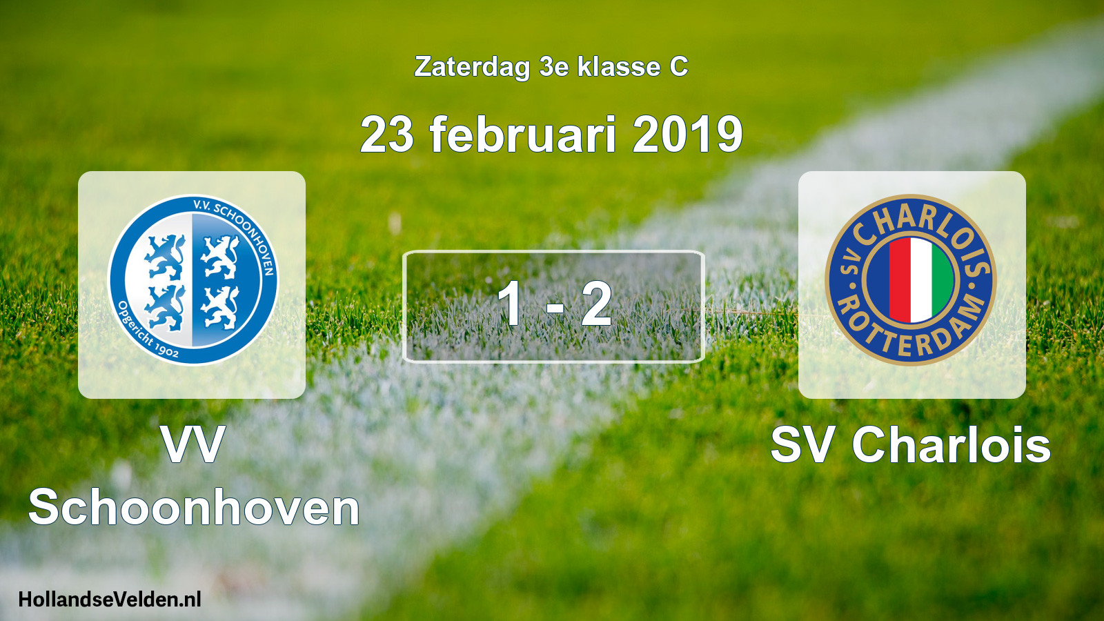 Total number of matches played: VV Schoonhoven - SV Charlois 1 - 2 (23 February 2019)